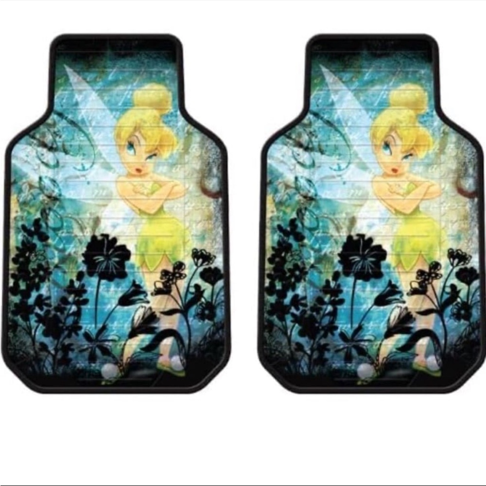 Tinker Bell Moody Disney Car Rubber Floor Mats